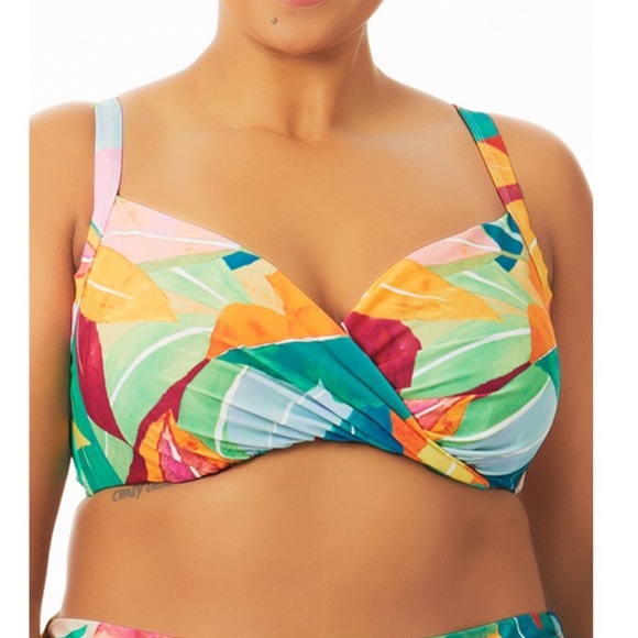 Other - Floral Twist Bikini Top for Women